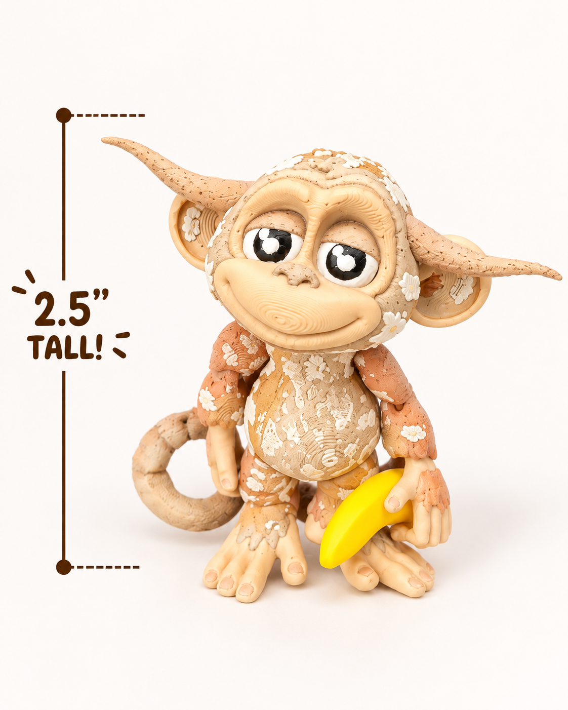 2.5" Barrell Buddy's Monkey & banana. (Barrells sold seperately)