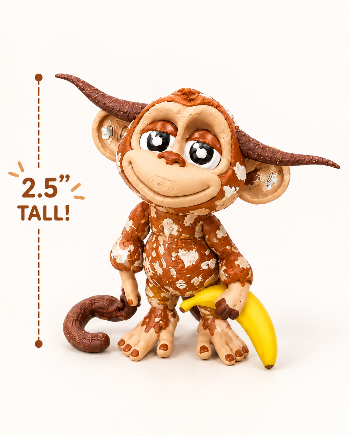 2.5" Barrell Buddy's Monkey & banana. (Barrells sold seperately)