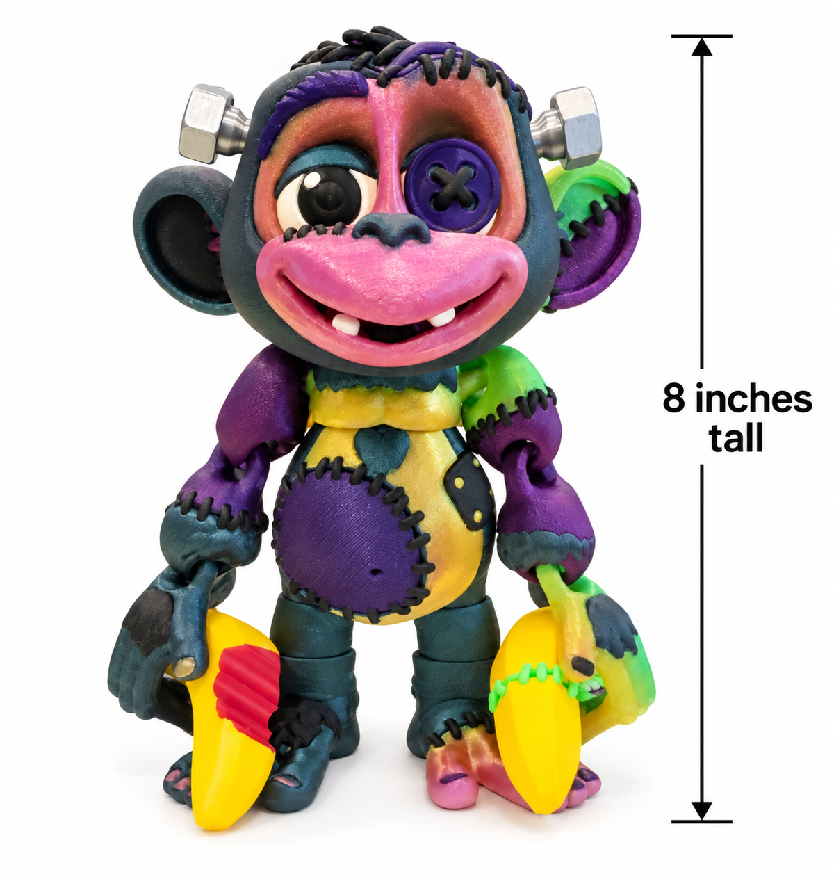 8" Monkey's Den Articulating Figurine