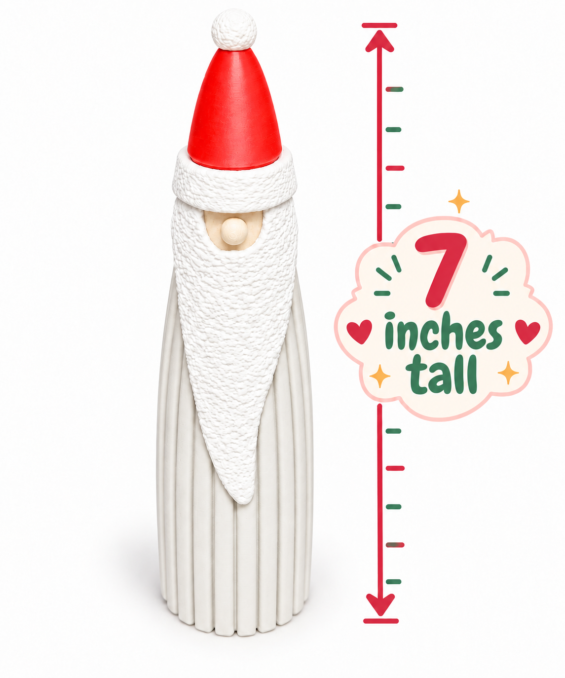 Slim Santa 7" tall
