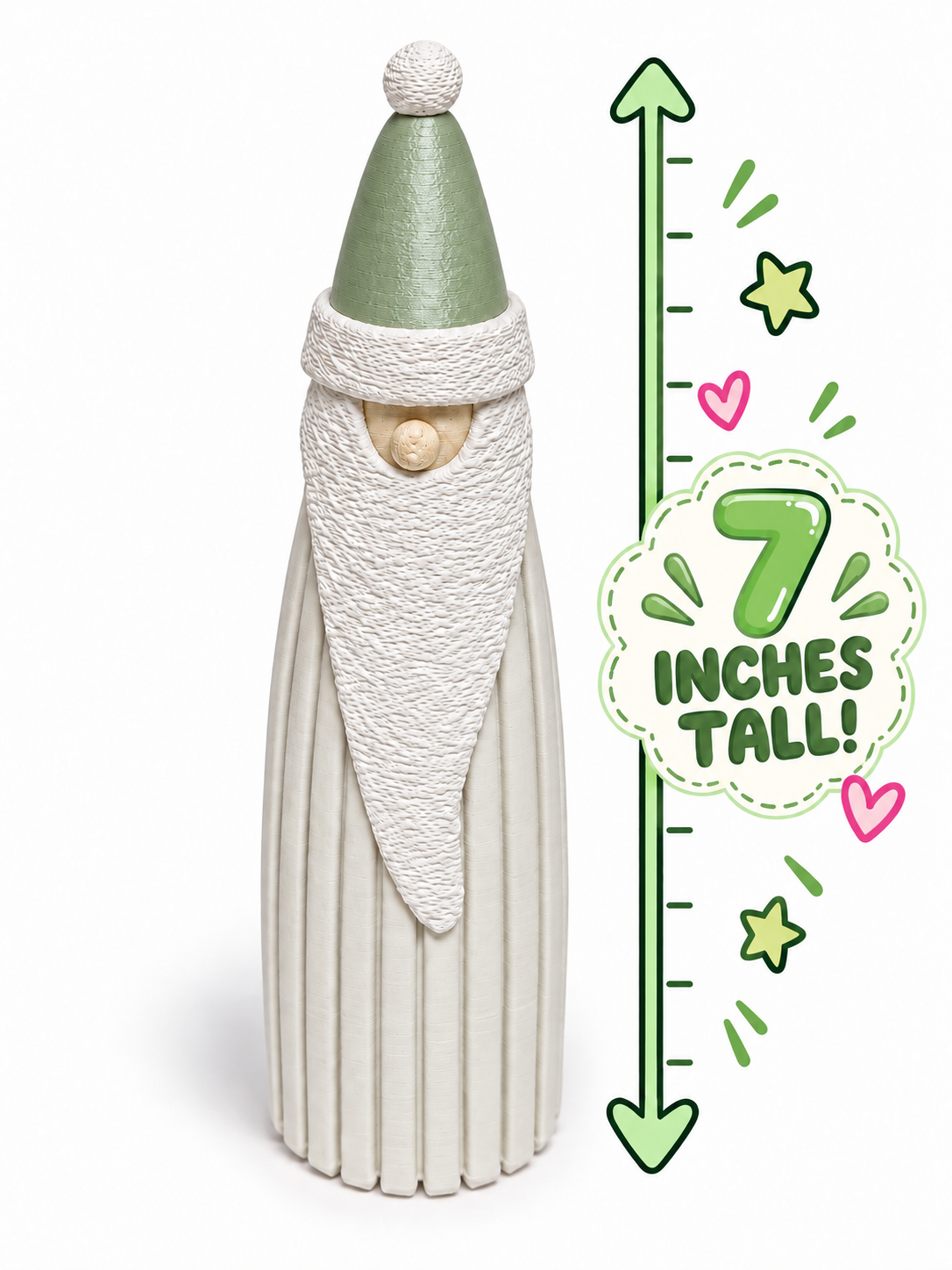 Slim Santa 7" tall