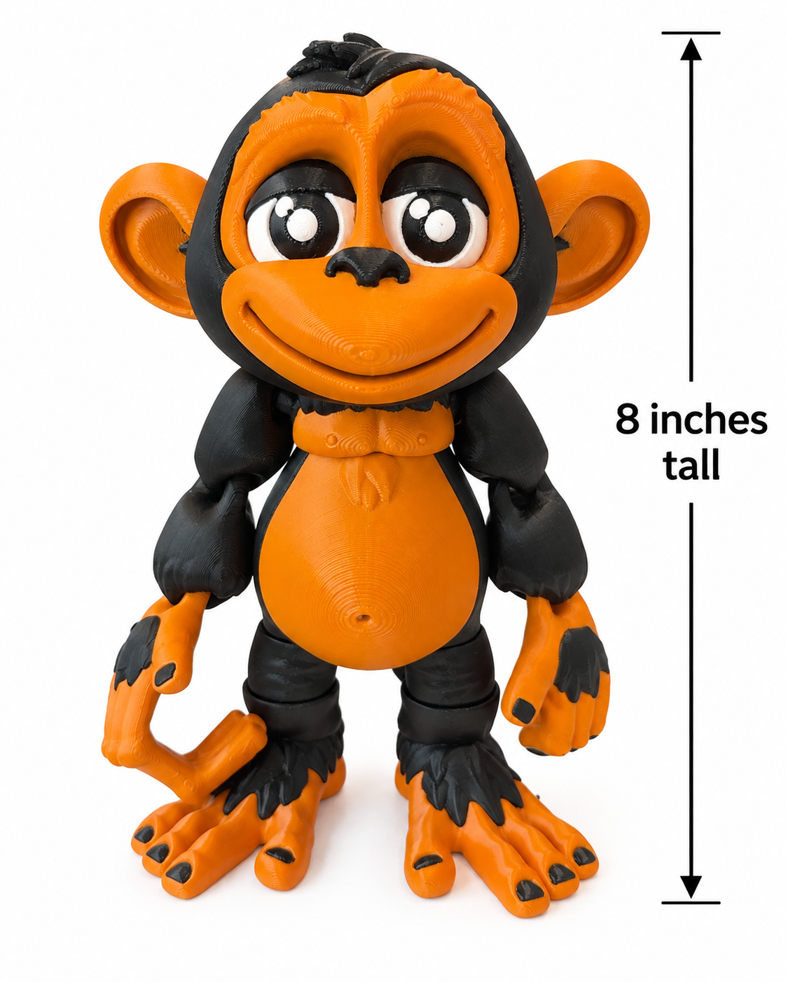 8" Monkey's Den Articulating Figurine