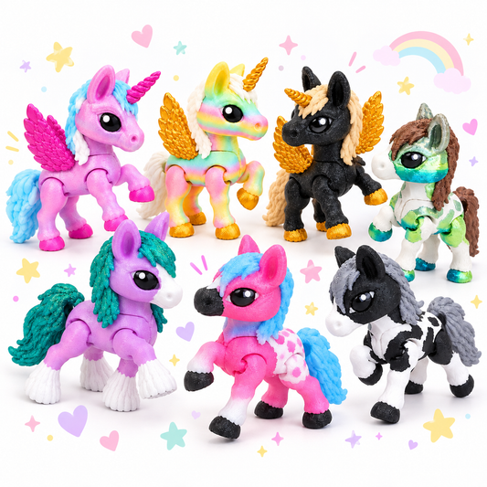 Mini Stable Friends 2" Horses & Pegasus Unicorns