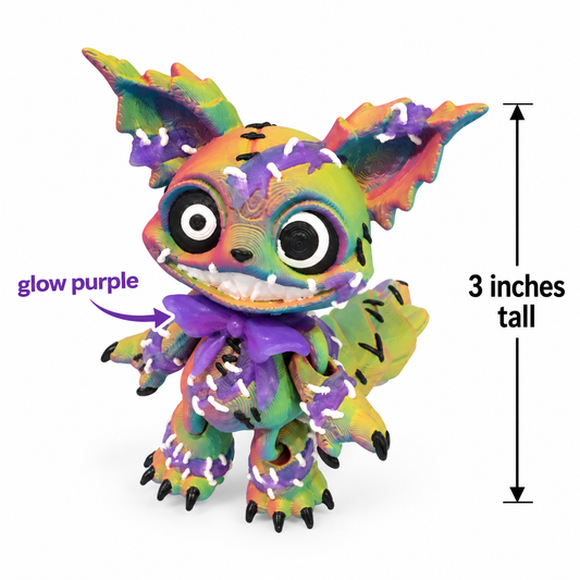 Jinksy Cat 3" (Mini) — Articulated 3D Printed Figure