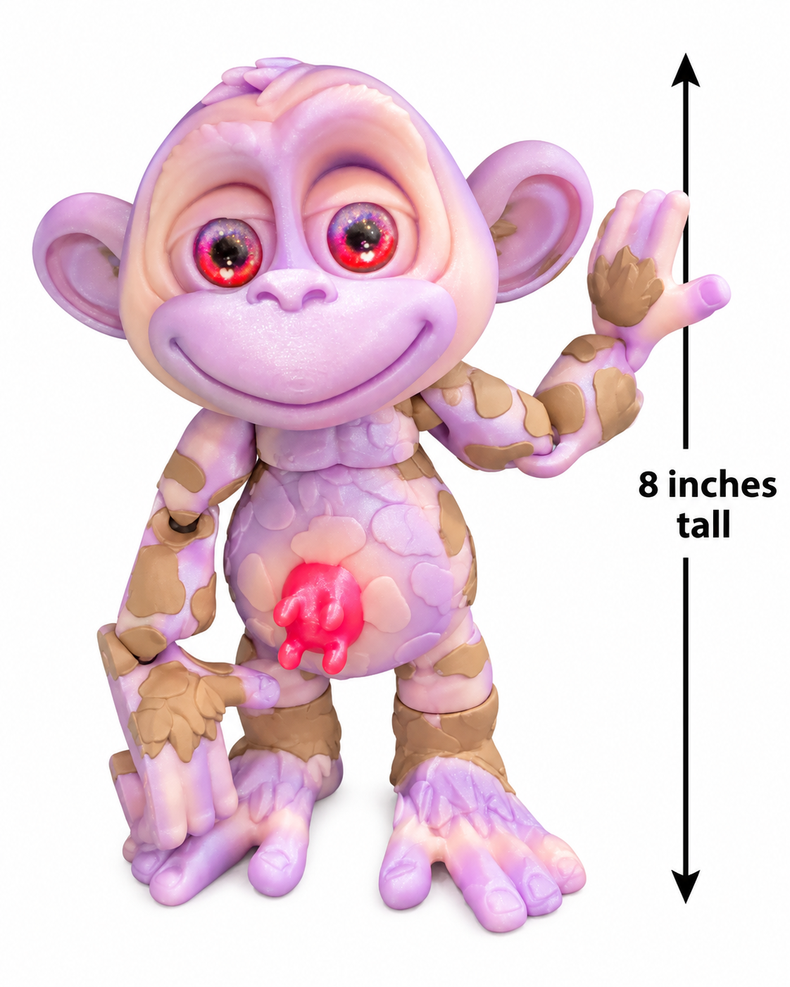 8" Monkey's Den Articulating Figurine