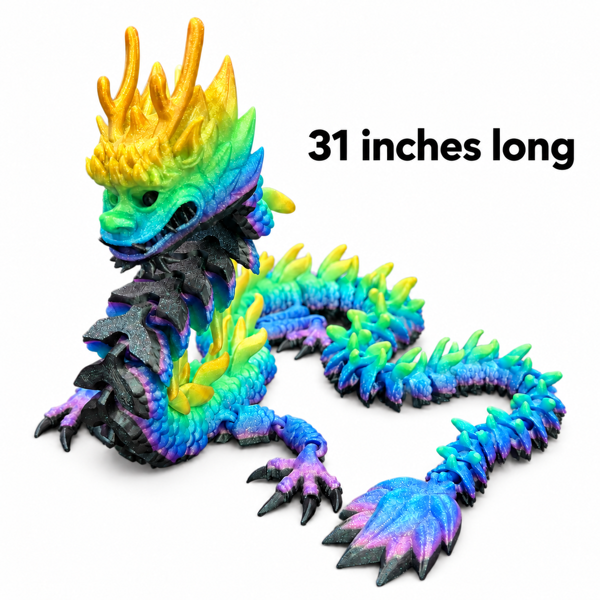 Imperial Dragons 31 inch 3d printed figurine