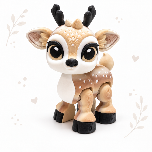 Baby Reindeer 2.5 inch 3d printed figurine