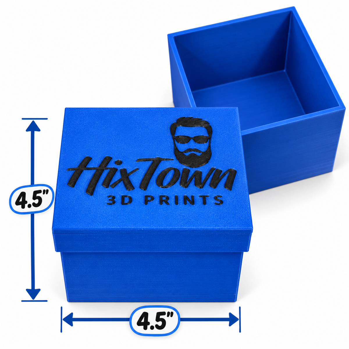 HixTown Signature Box 3d printed storage/Gift containers with lids