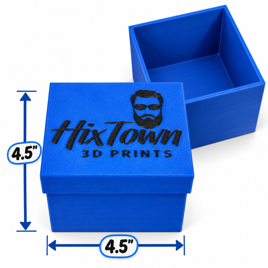HixTown Signature Box 3d printed storage/Gift containers with lids