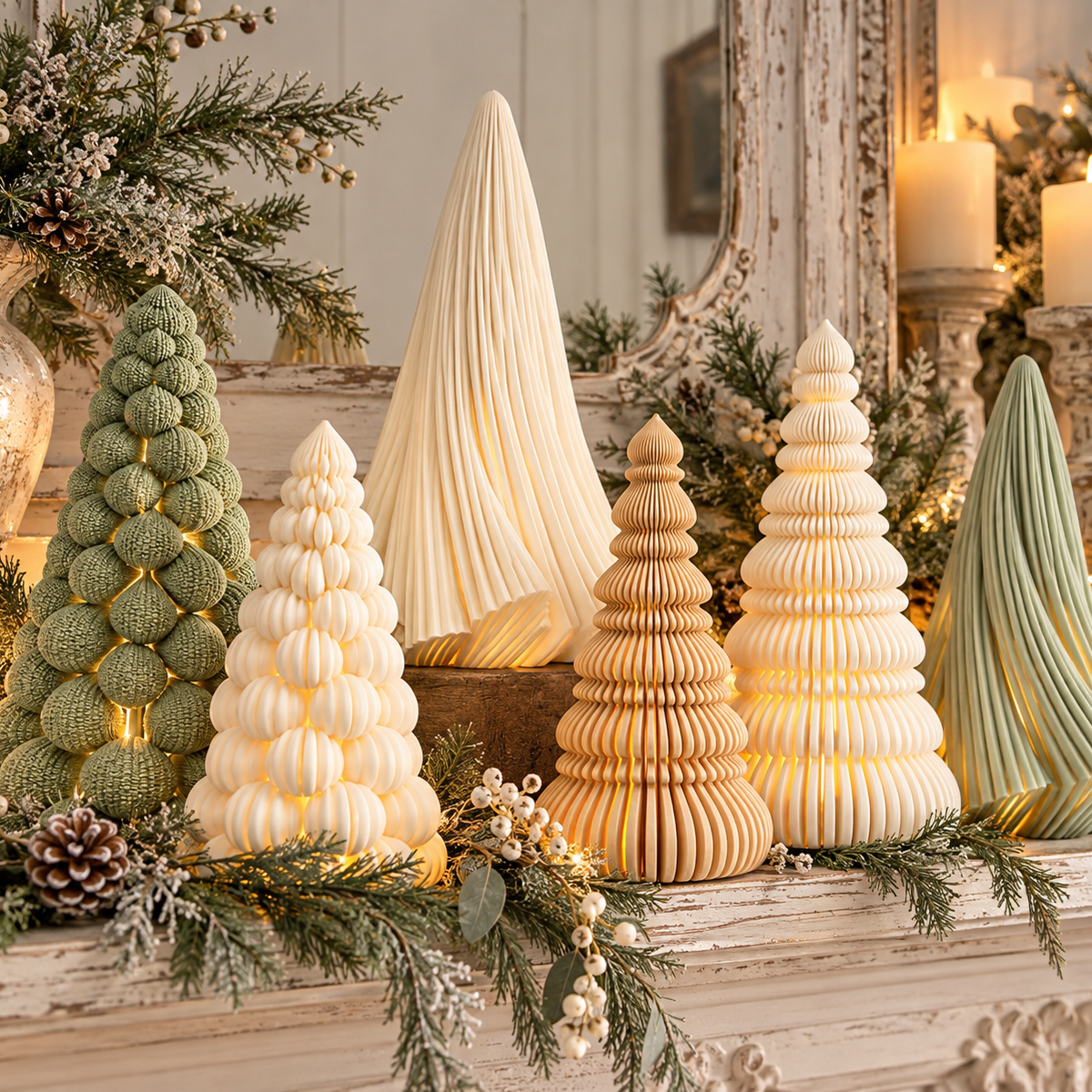 The Christmas Tree Forest --Decorative trees and holiday accents