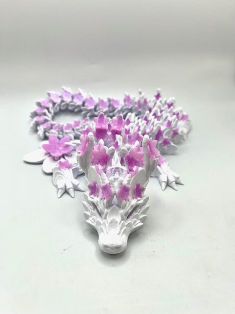 Cherry Blossom Dragons (Large) 24.5 inch 3d printed figurine
