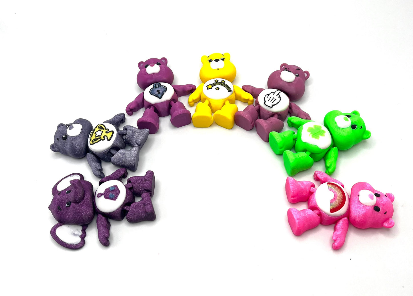 Mini Care bears and Scare Bears