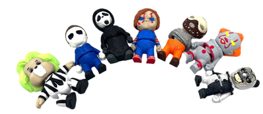Horror Minis | 3D Printed Articulated Horror Movie Figures