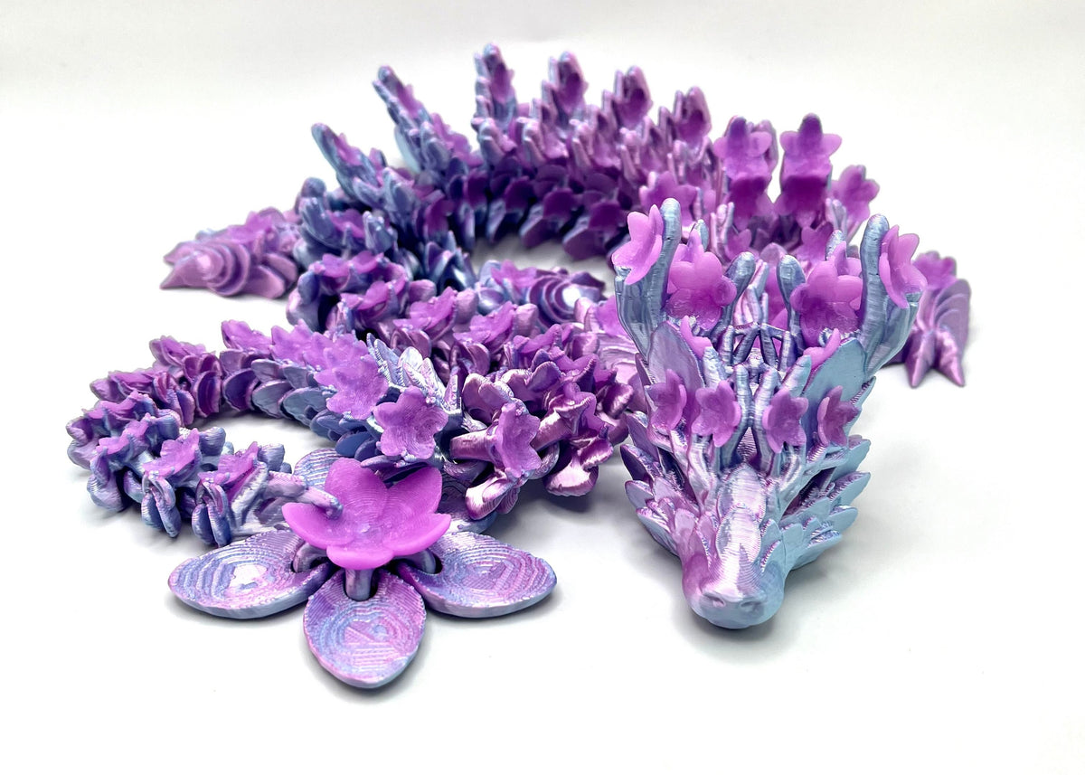 Cherry Blossom Dragons (Large) 24.5 inch 3d printed figurine