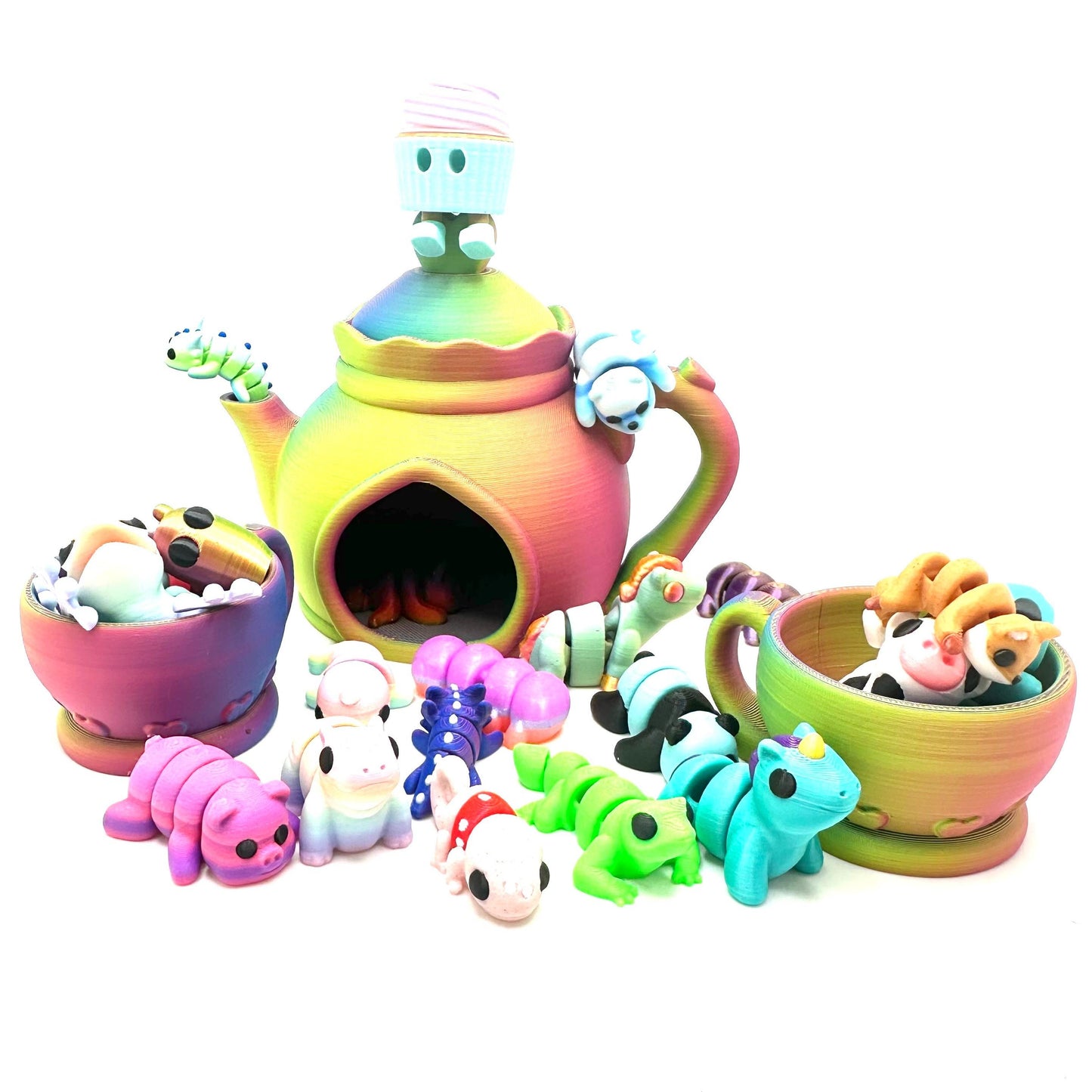 Micro Nibblets | Tiny 3D Printed Figures & Collectible Houses