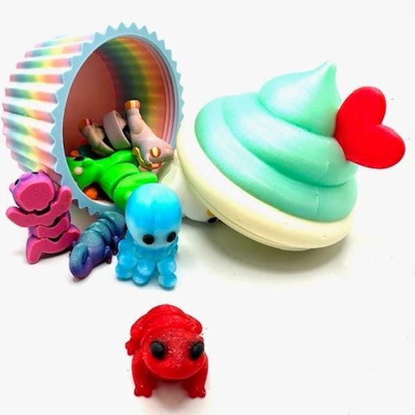 Micro Nibblets | Tiny 3D Printed Figures & Collectible Houses