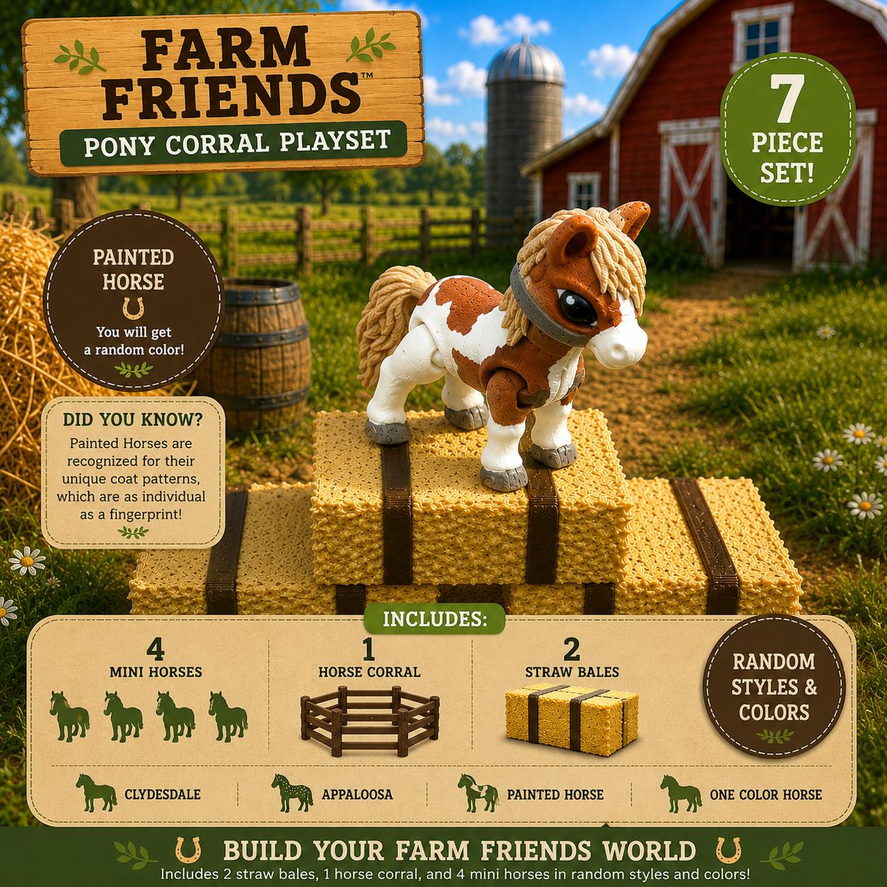 Farm Friends Horse Herd Figurines — Starter Set