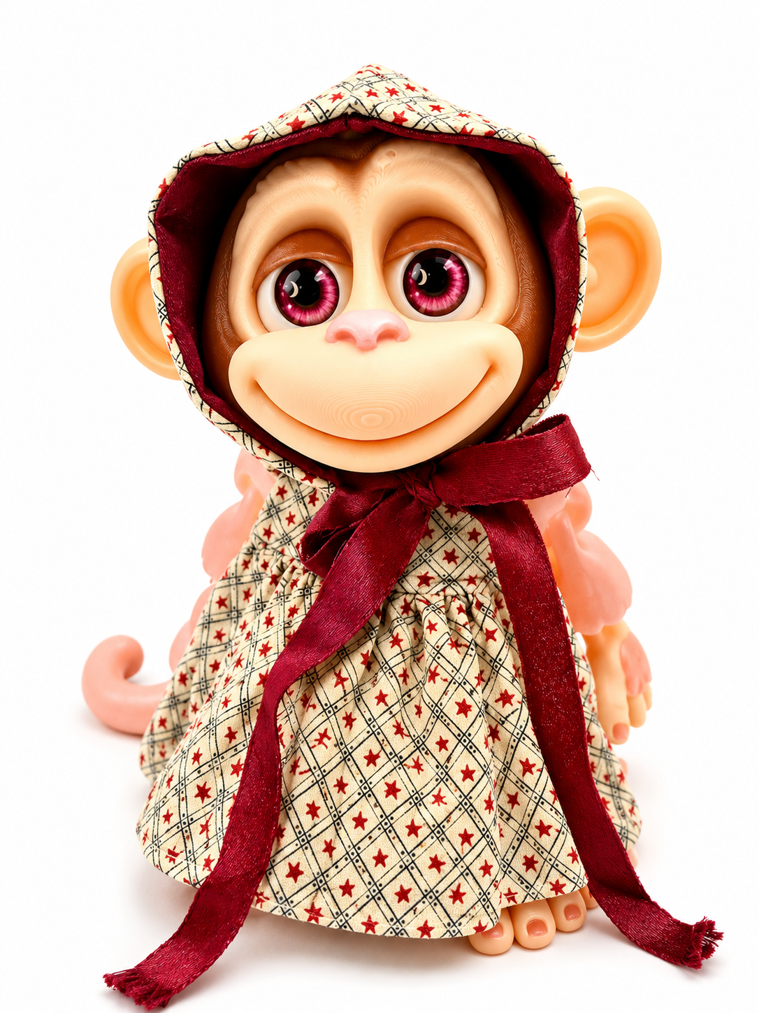 Cowboy Monkey - Rootin' Tootin' Collection - Articulated 3D Printed Collectible with Outfit & Accessories