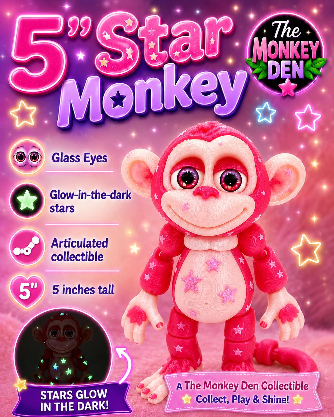 5.5" Monkeys — Articulated Collectible Figurines