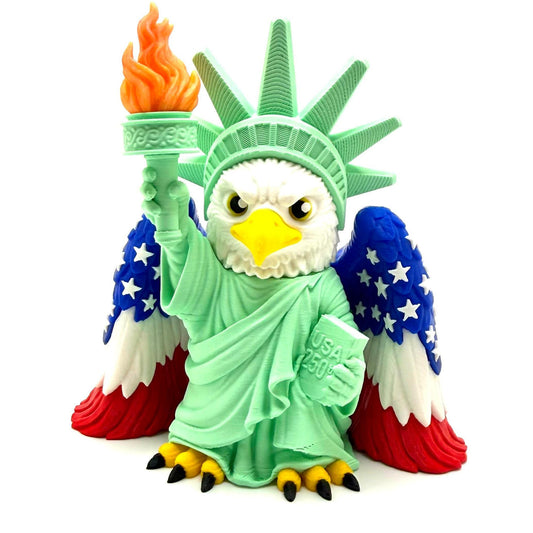 USA Eagle & Statue of Liberty — Collectible Figurines