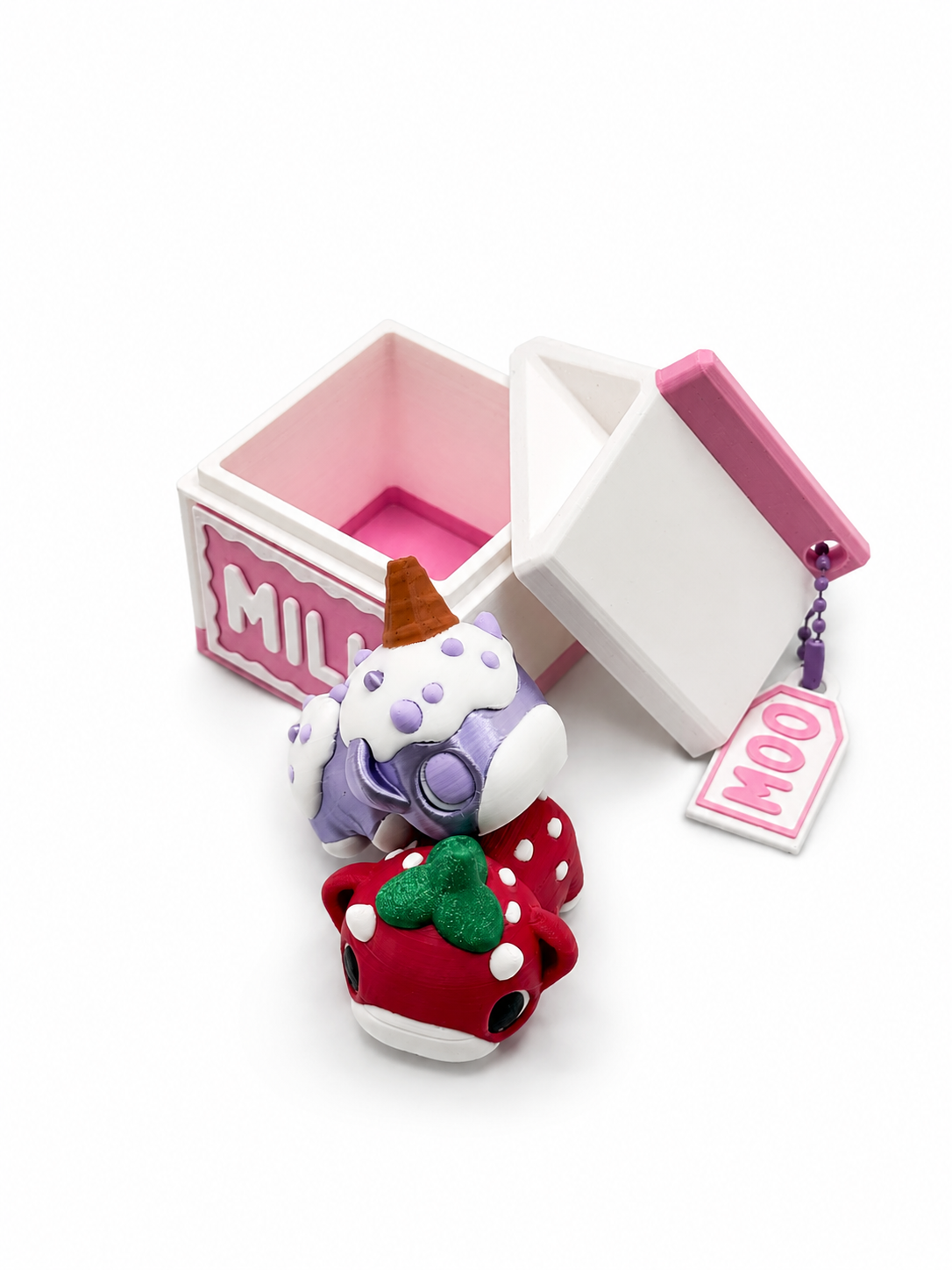 Milk Mini Cows — Articulated Collectible Figurine